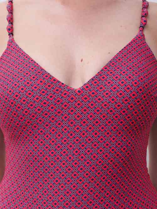 Femilet Badmode Tidra roze/print badpak
