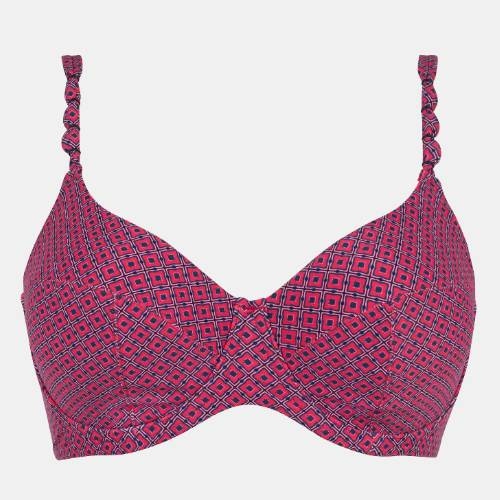 Femilet Badmode Tidra roze/print soft-cup bikinitop