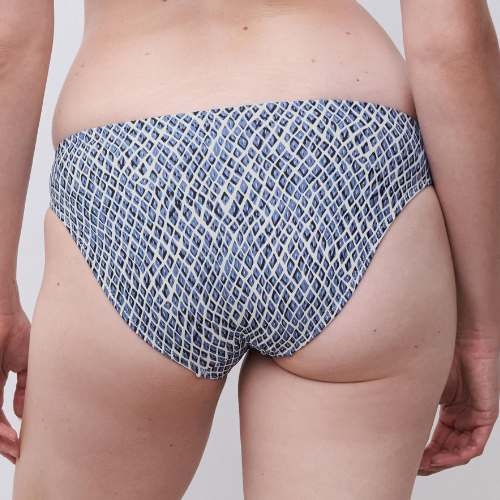 Femilet Badmode Tidra blauw/print bikini broekje