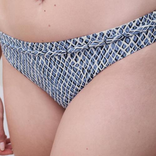 Femilet Badmode Tidra blauw/print bikini broekje