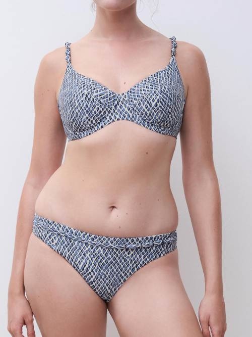 Femilet Badmode Tidra blauw/print bikini broekje