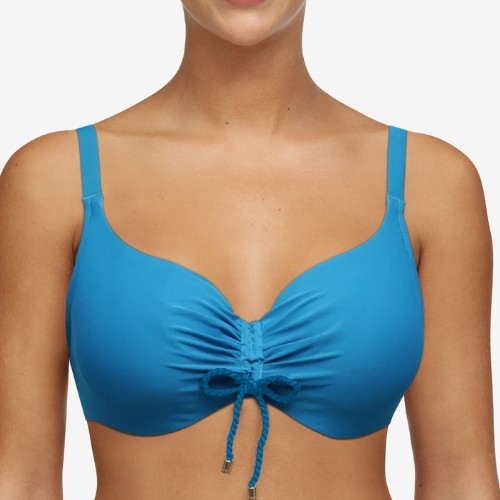 Chantelle Badmode Inspire blauw soft-cup bikinitop