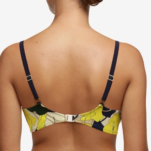 Chantelle Badmode Flowers blauw/print soft-cup bikinitop