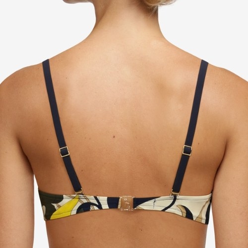 Chantelle Badmode Flowers marine blauw/print push up bikinitop