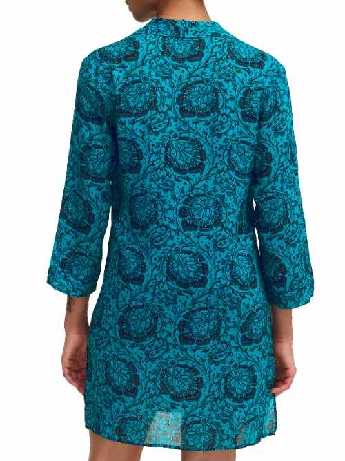 Chantelle Badmode Flowers blauw tuniek