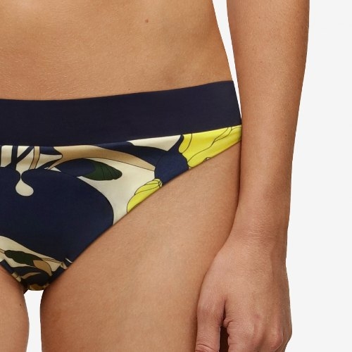Chantelle Badmode Flowers marine blauw/print bikini broekje