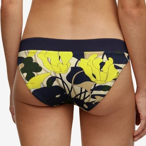 Chantelle Badmode Flowers marine blauw/print bikini broekje