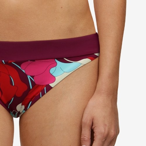 Chantelle Badmode Flowers paars/print bikini broekje