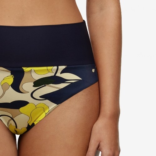 Chantelle Badmode Flowers marine blauw/print bikini broekje