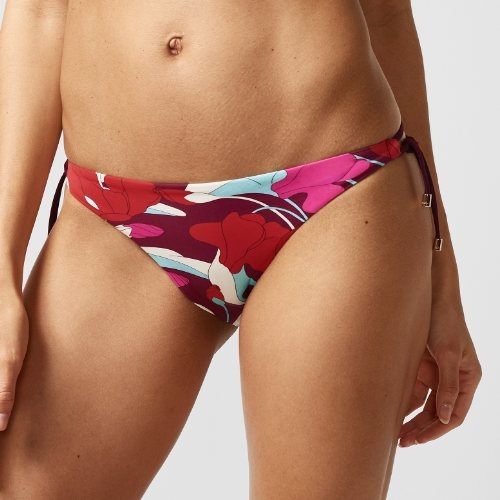 Chantelle Badmode Flowers paars/print bikini broekje