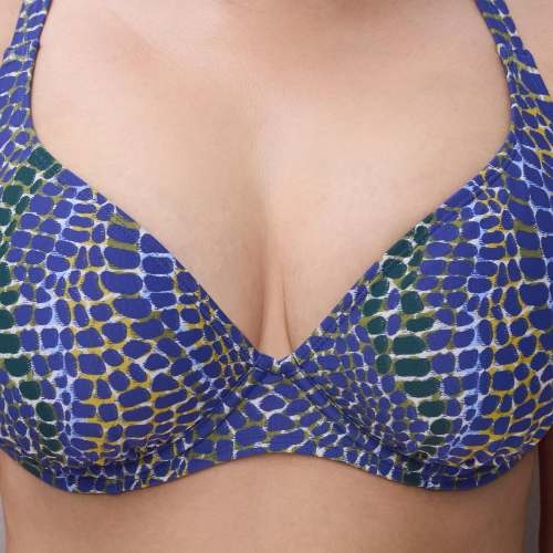Femilet Badmode Taula blauw voorgevormde bikinitop