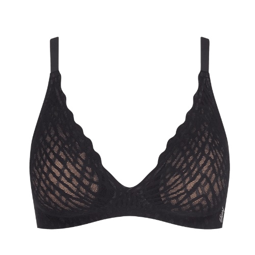Sloggi Zero Feel Bliss zwart wireless bh