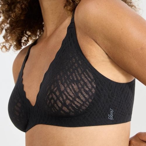 Sloggi Zero Feel Bliss zwart wireless bh