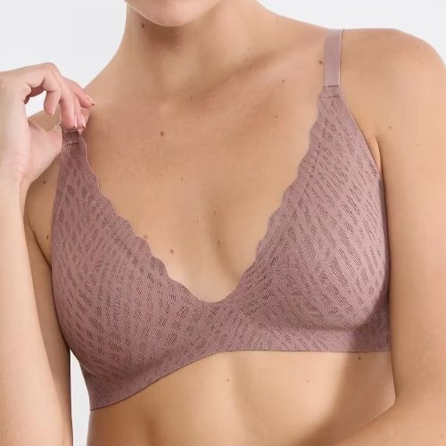 Sloggi Zero Feel Bliss bruin wireless bh