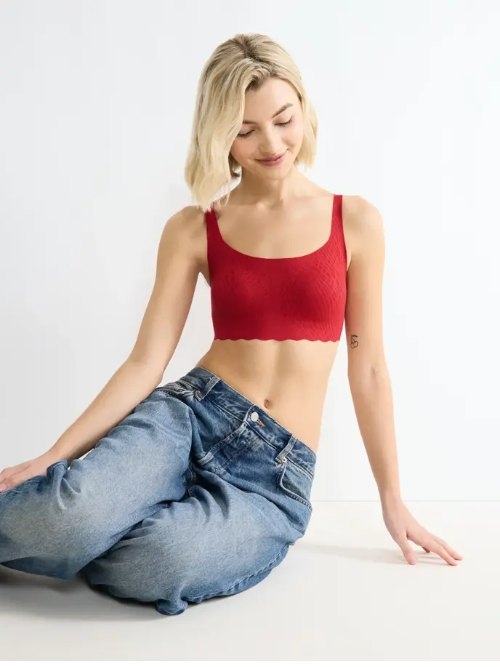 Sloggi Zero Feel rood wireless bh