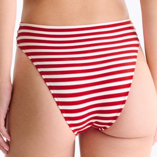 Lisca Swimwear Bondi Beach rood/wit bikini broekje