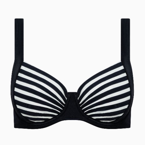 Lisca Swimwear Bondi Beach zwart/wit soft-cup bikinitop