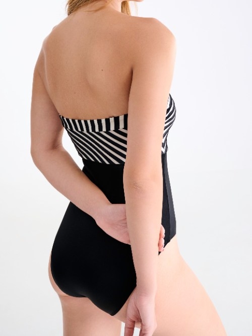 Lisca Swimwear Bondi Beach zwart/wit badpak