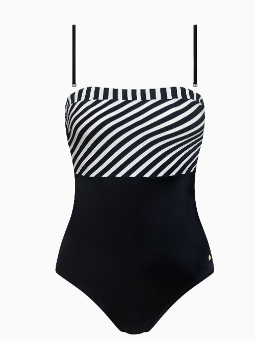 Lisca Swimwear Bondi Beach zwart/wit badpak