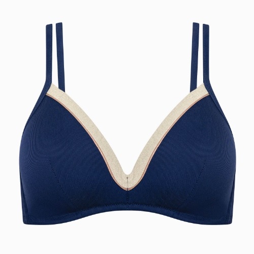 Lisca Swimwear Sydney marine blauw voorgevormde bikinitop