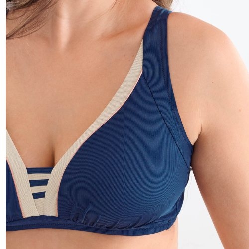 Lisca Swimwear Sydney marine blauw soft-cup bikinitop