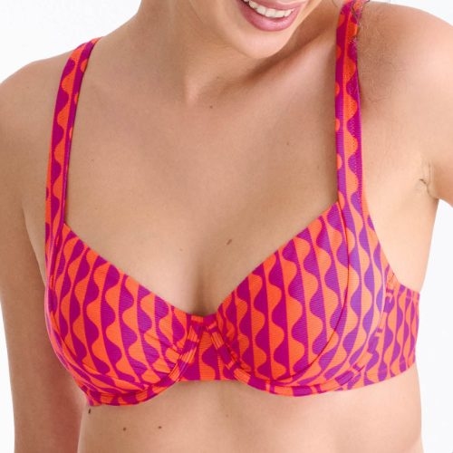 Lisca Swimwear Aruba oranje soft-cup bikinitop