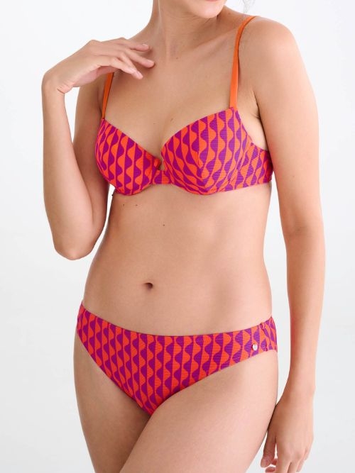 Lisca Swimwear Aruba oranje voorgevormde bikinitop