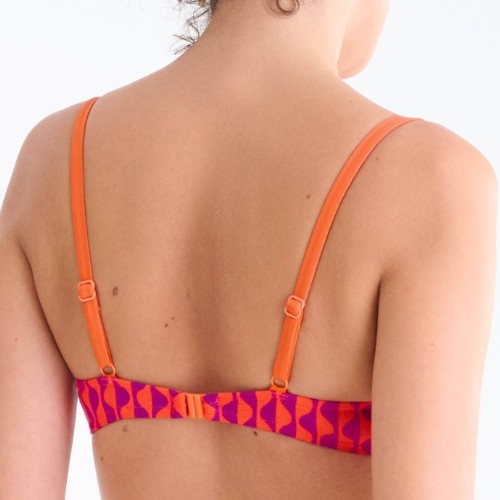 Lisca Swimwear Aruba oranje voorgevormde bikinitop