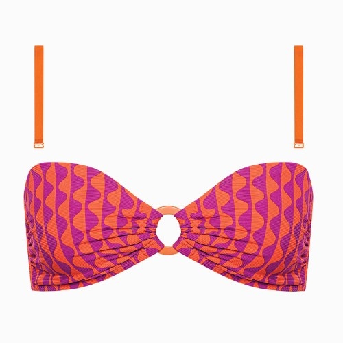 Lisca Swimwear Aruba oranje voorgevormde bikinitop