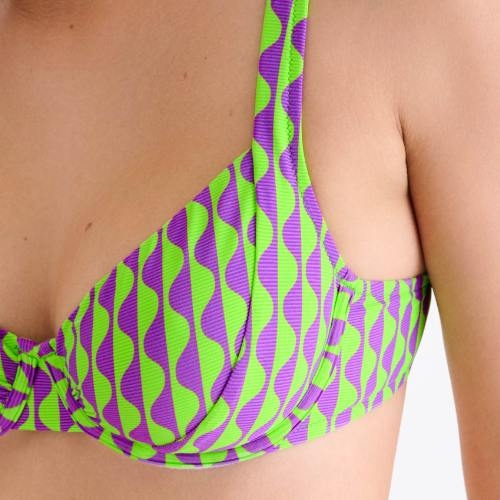 Lisca Swimwear Aruba groen soft-cup bikinitop