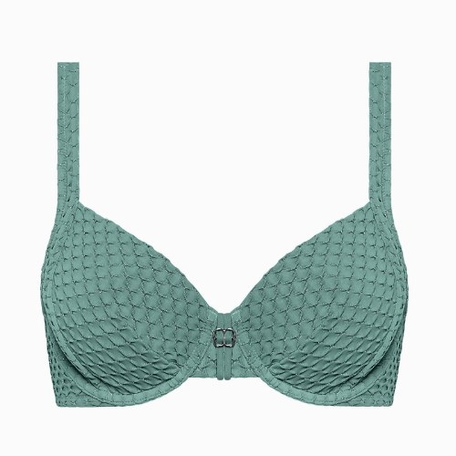 Lisca Swimwear Egypt blauw soft-cup bikinitop