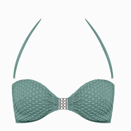 Lisca Swimwear Egypt blauw voorgevormde bikinitop