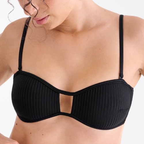 Lisca Swimwear Florida zwart voorgevormde bikinitop