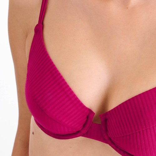 Lisca Swimwear Florida cyclaam roze soft-cup bikinitop