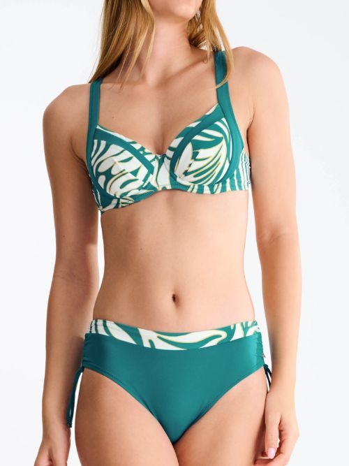 Lisca Swimwear Gold Coast turquoise soft-cup bikinitop