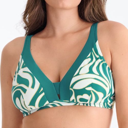 Lisca Swimwear Gold Coast turquoise soft-cup bikinitop