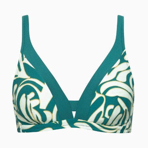 Lisca Swimwear Gold Coast turquoise soft-cup bikinitop