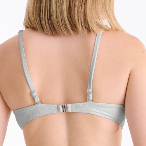 Lisca Swimwear Blue Lagoon zilver soft-cup bikinitop