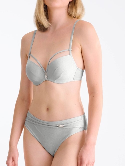 Lisca Swimwear Blue Lagoon zilver voorgevormde bikinitop