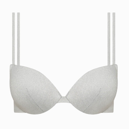 Lisca Swimwear Blue Lagoon zilver push up bikinitop