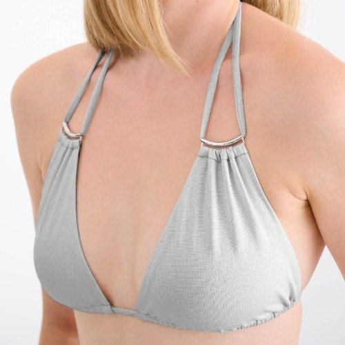 Lisca Swimwear Blue Lagoon zilver soft-cup bikinitop