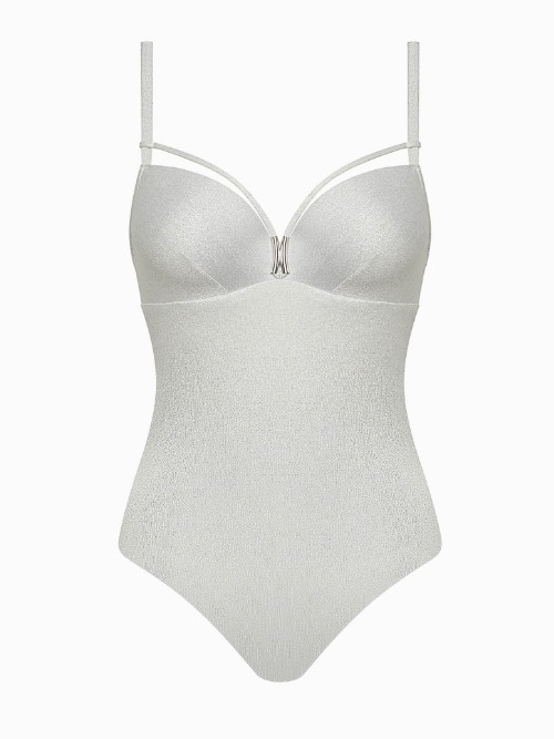 Lisca Swimwear Blue Lagoon zilver badpak