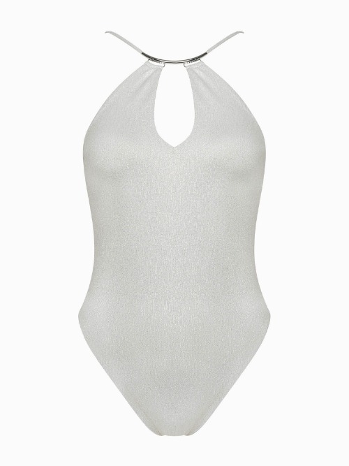 Lisca Swimwear Blue Lagoon zilver badpak