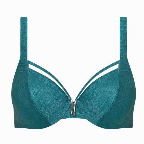 Lisca Swimwear Blue Lagoon aqua soft-cup bikinitop