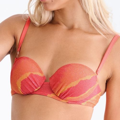 Lisca Swimwear Atlantida roze voorgevormde bikinitop