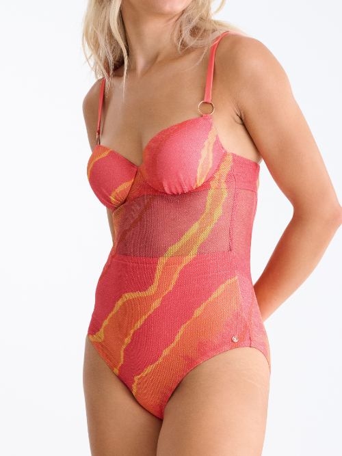 Lisca Swimwear Atlantida roze badpak