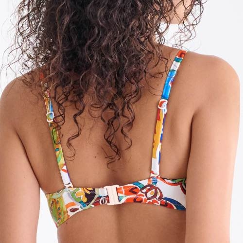 Lisca Swimwear Mexico roze/print push up bikinitop