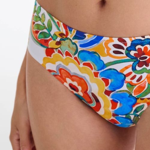 Lisca Swimwear Mexico roze/print bikini broekje