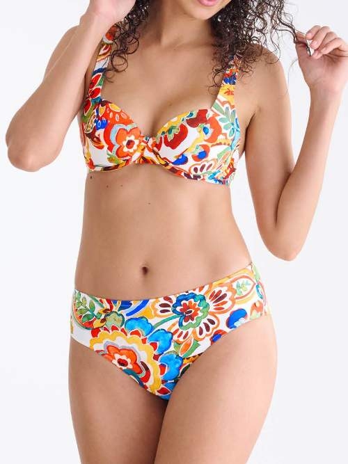 Lisca Swimwear Mexico roze/print bikini broekje