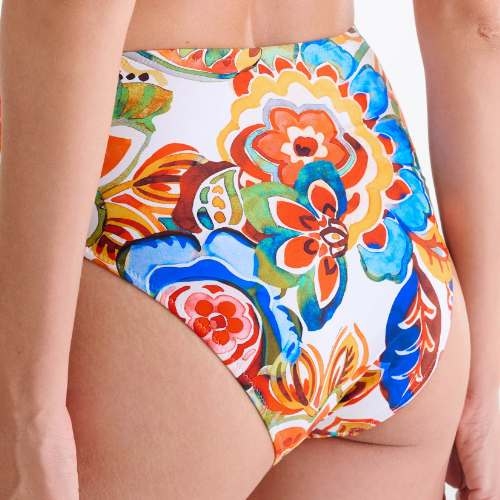 Lisca Swimwear Mexico roze/print bikini broekje